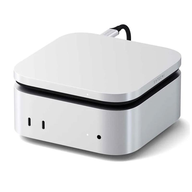 Satechi USB4 Slim NVMe SSD Enclosure - Silver Aluminium