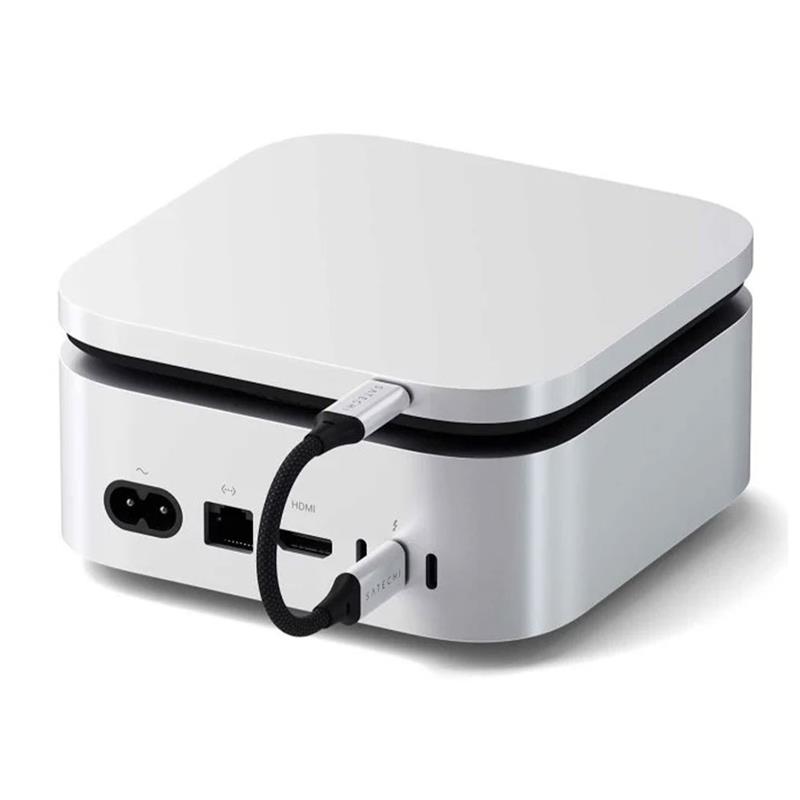 Satechi USB4 Slim NVMe SSD Enclosure - Silver Aluminium