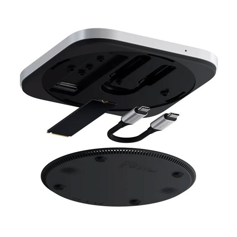 Satechi USB4 Slim NVMe SSD Enclosure - Silver Aluminium