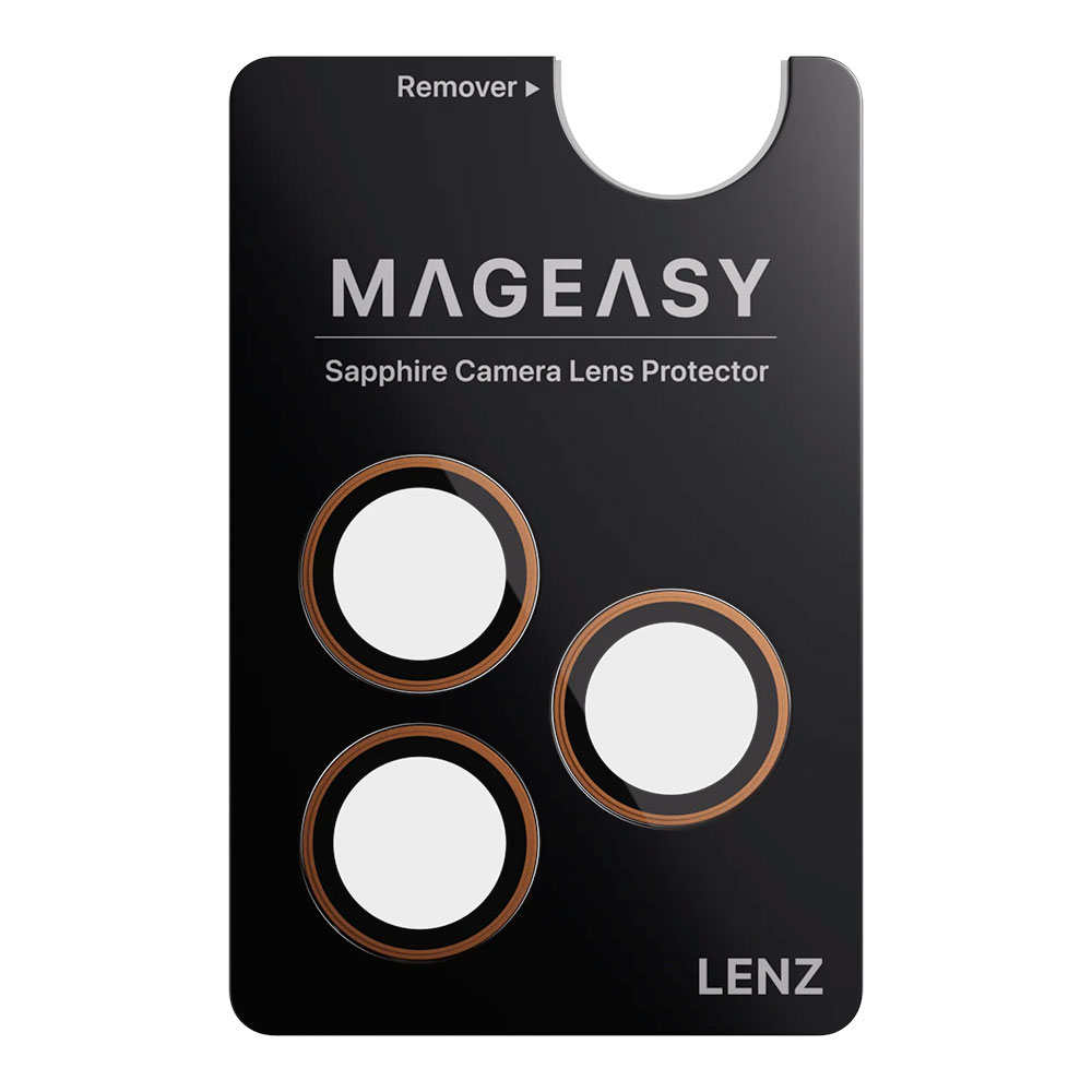 SwitchEasy Lenz Sapphire Camera Lens Protector pre iPhone 17 Pro/17 Pro Max - Coral