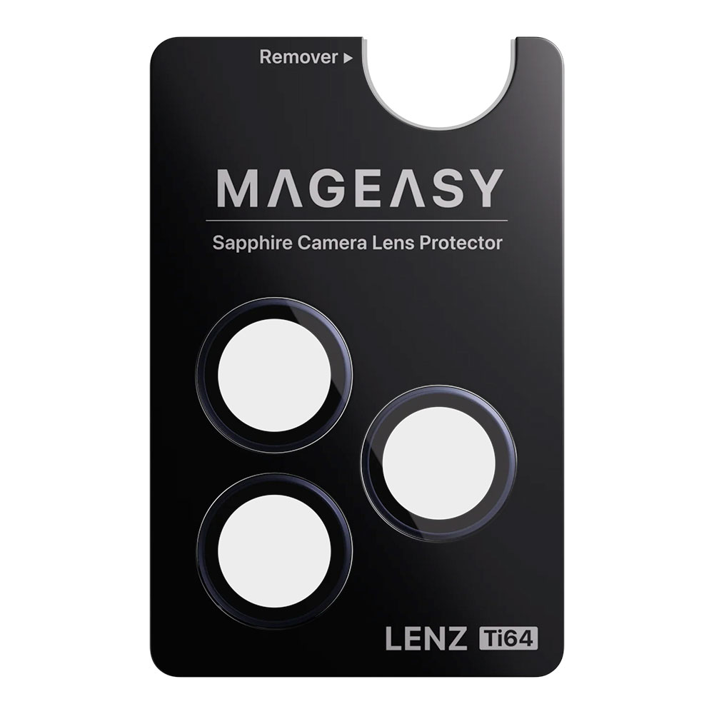 SwitchEasy Lenz Sapphire Camera Lens Protector pre iPhone 17 Pro/17 Pro Max - Titanium Midnight