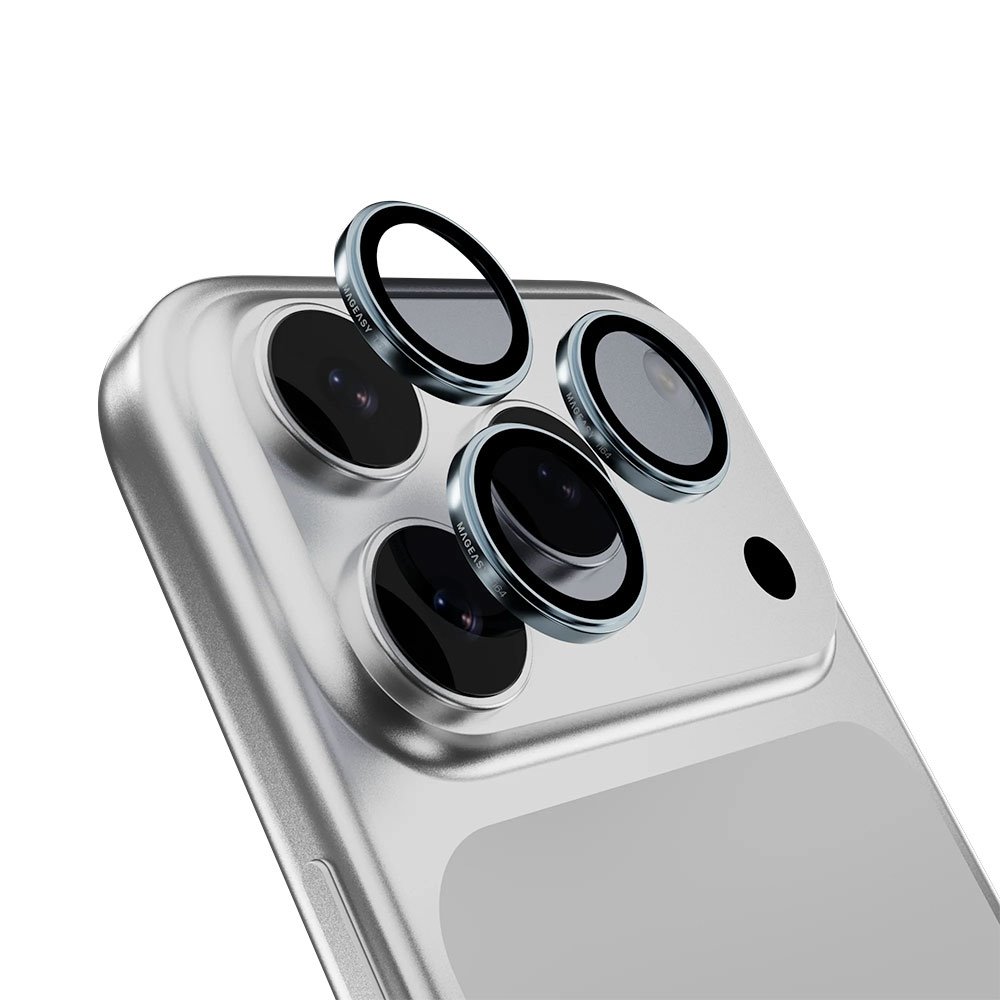 SwitchEasy Lenz Sapphire Camera Lens Protector pre iPhone 17 Pro/17 Pro Max - Titanium Mist