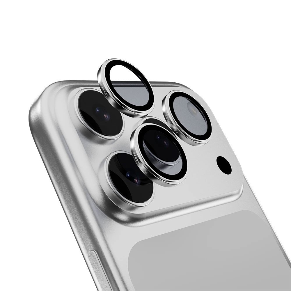 SwitchEasy Lenz Sapphire Camera Lens Protector pre iPhone 17 Pro/17 Pro Max - Titanium White