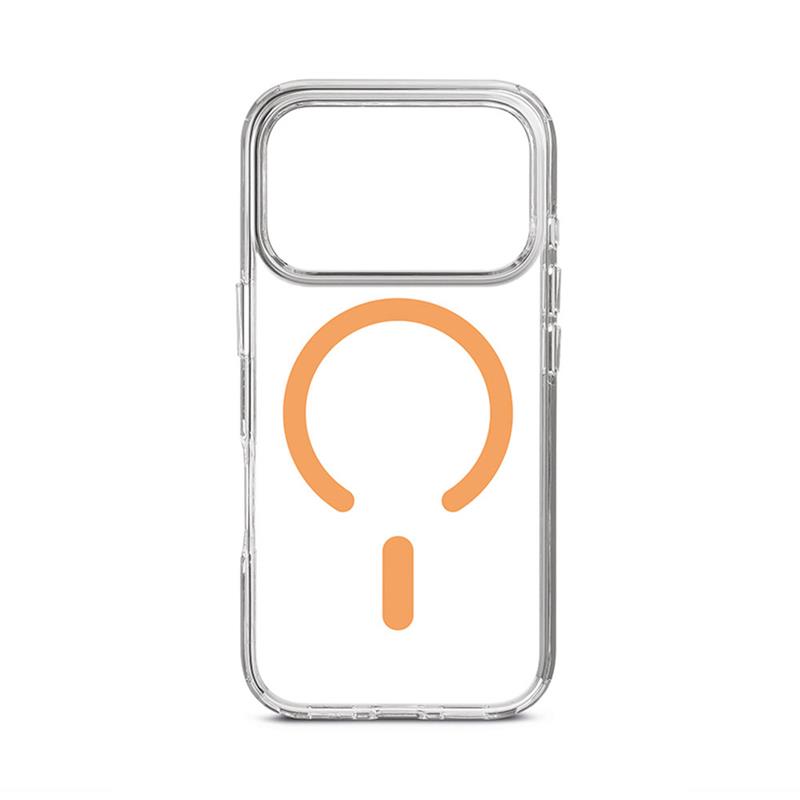 Aiino - Frozen Case with magnet for iPhone 17 Pro - Peach