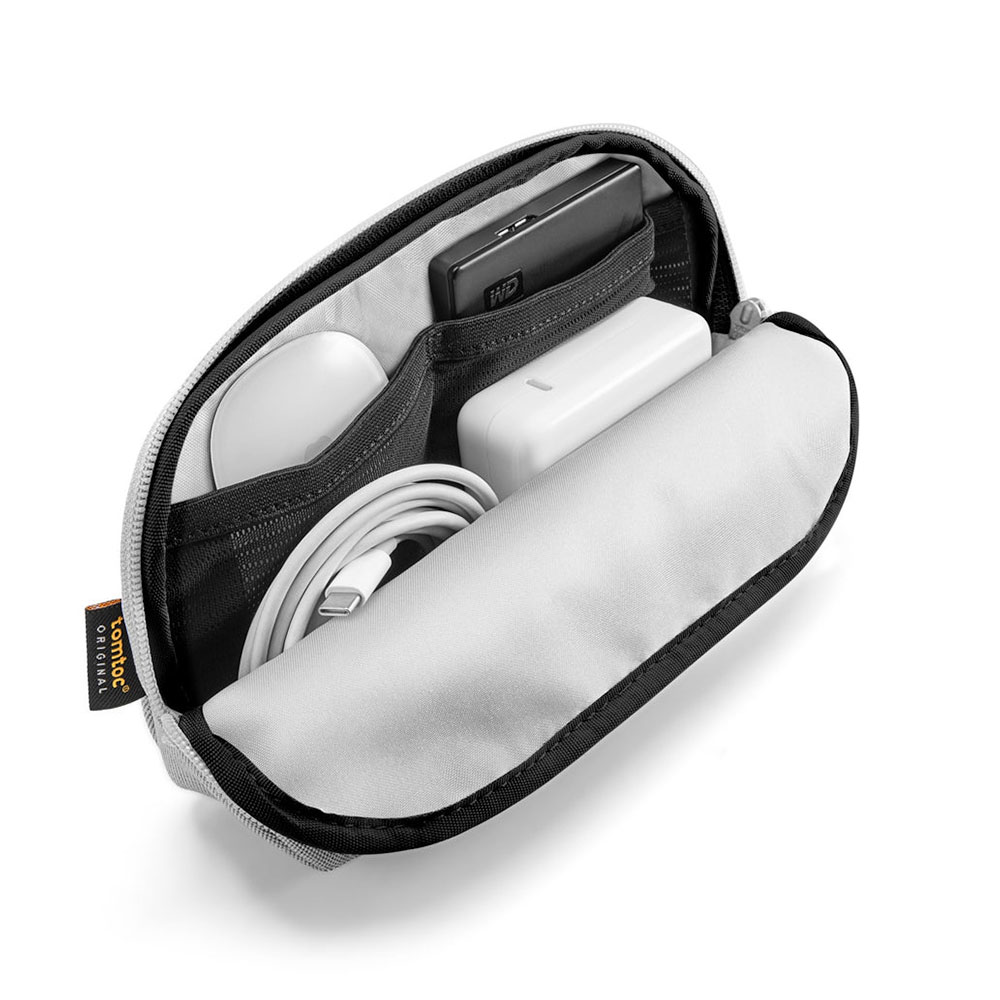 Tomtoc puzdro Recycled Sleeve with Pouch pre Macbook Air 13" M1/M2/M3/M4 - Dark Gray