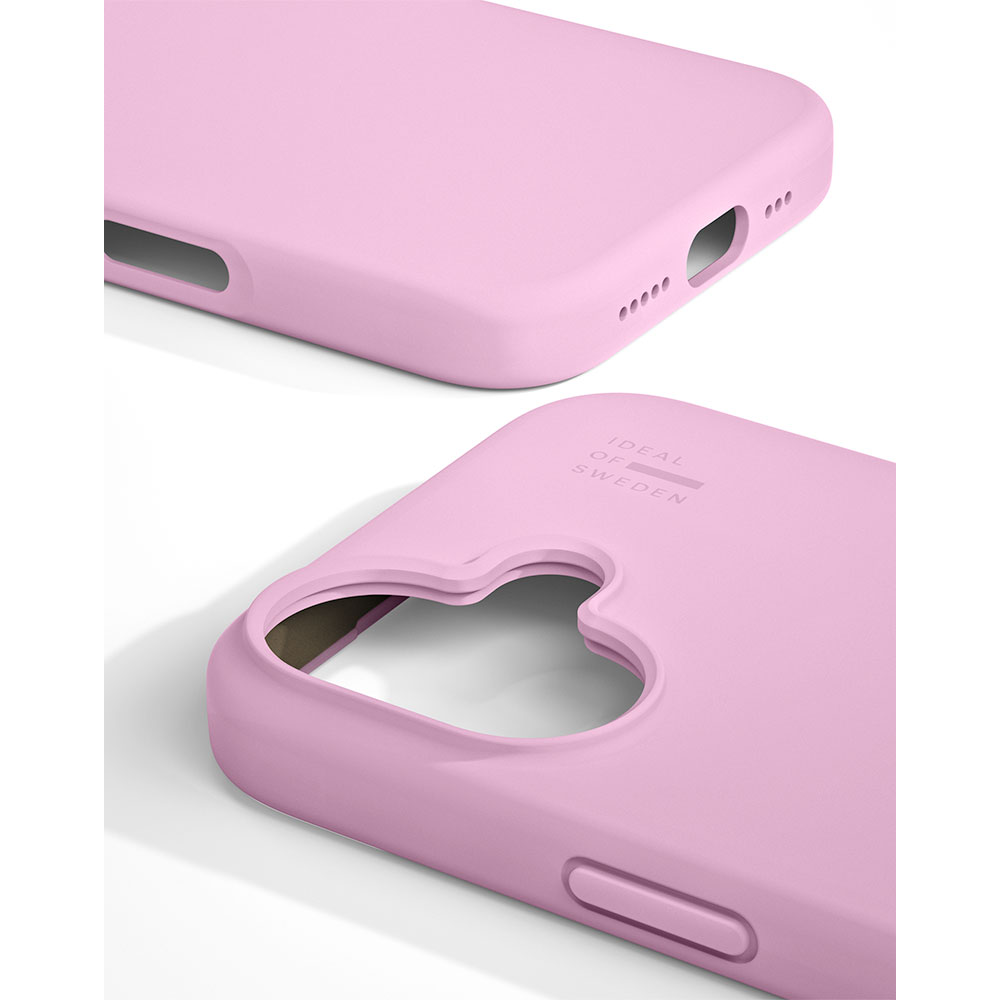 iDeal Silicone Case MagSafe iPhone 17 Bubblegum Pink