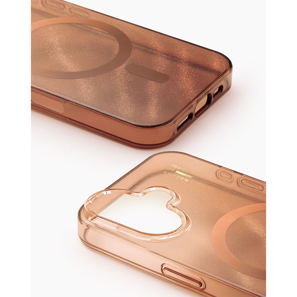 iDeal Fashion Clear Case MagSafe iPhone 17 Mocha Mousse