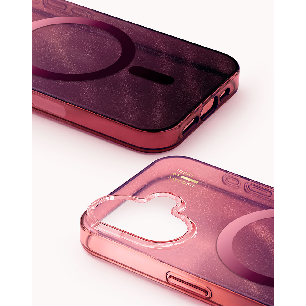 iDeal Fashion Clear Case MagSafe iPhone 17 Cherry Lacquer
