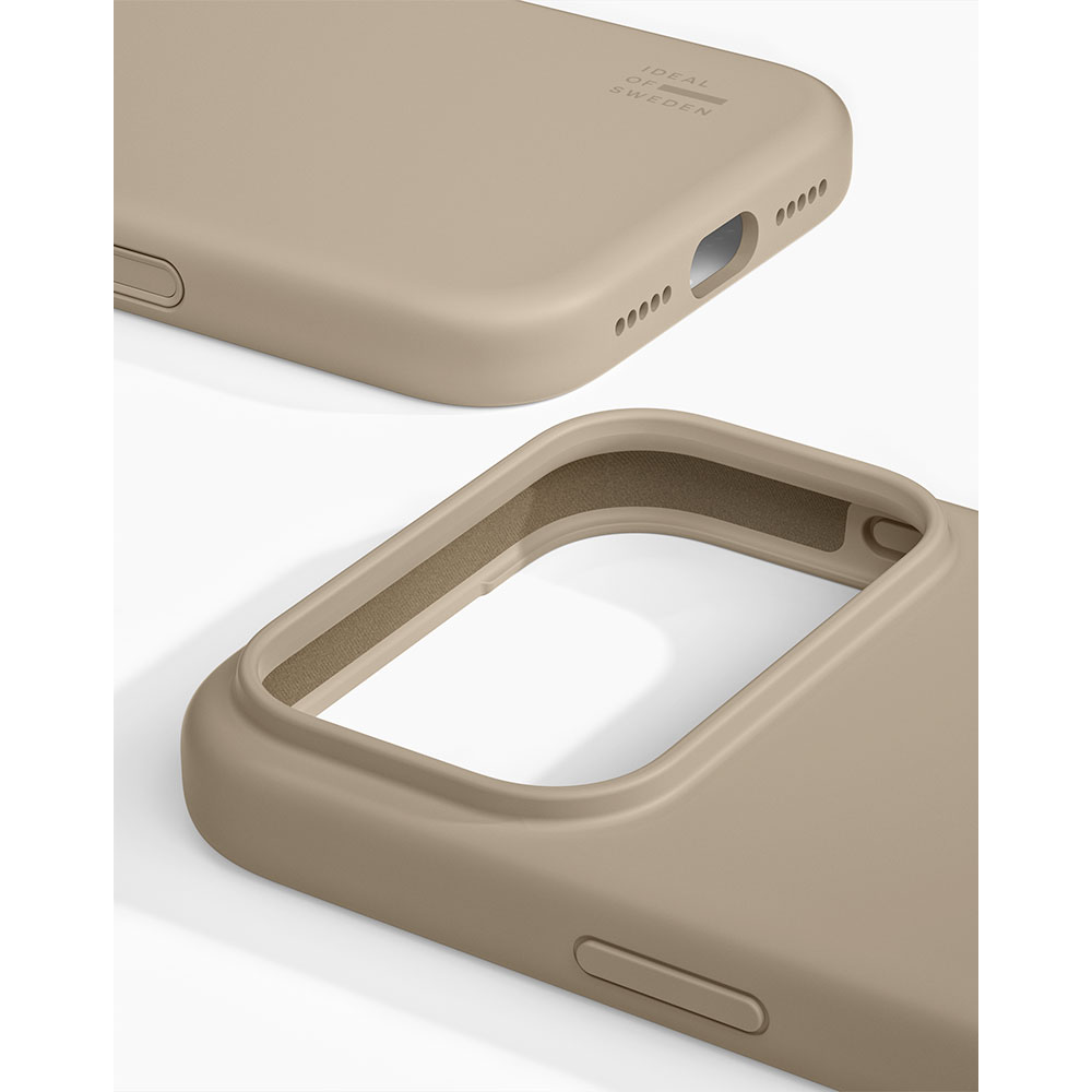 iDeal Silicone Case MagSafe iPhone 17 Pro Beige