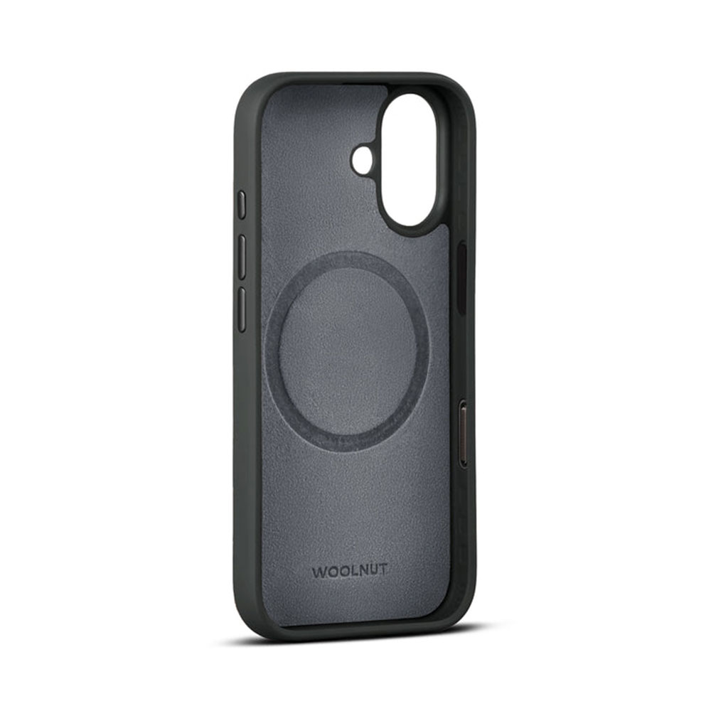 Woolnut Leather Case for iPhone 17 - Black