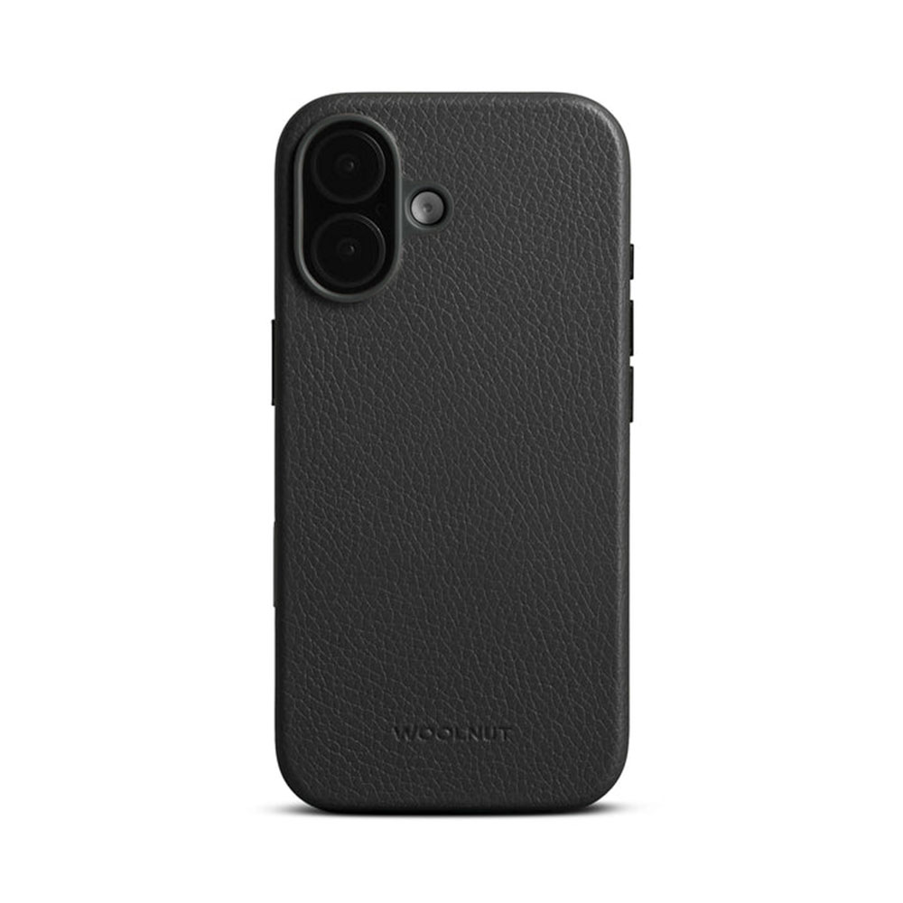 Woolnut Leather Case for iPhone 17 - Black