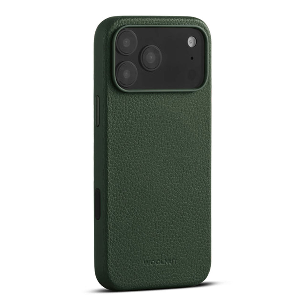 Woolnut Leather Case for iPhone 17 Pro - Green