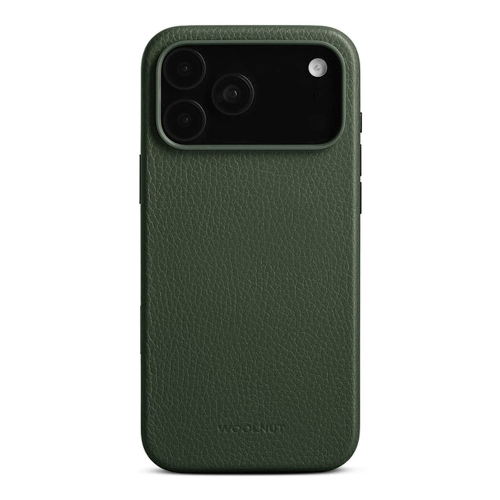 Woolnut Leather Case for iPhone 17 Pro - Green