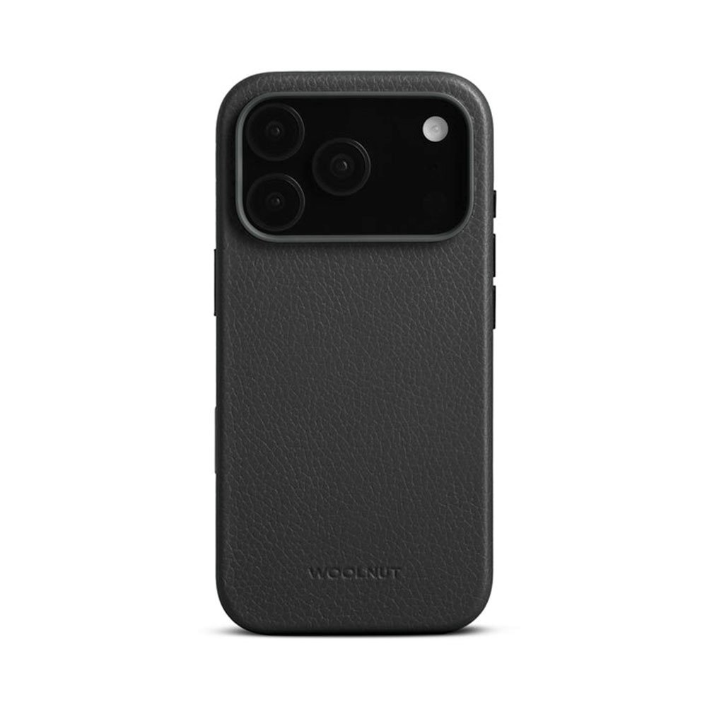 Woolnut Leather Case for iPhone 17 - Black