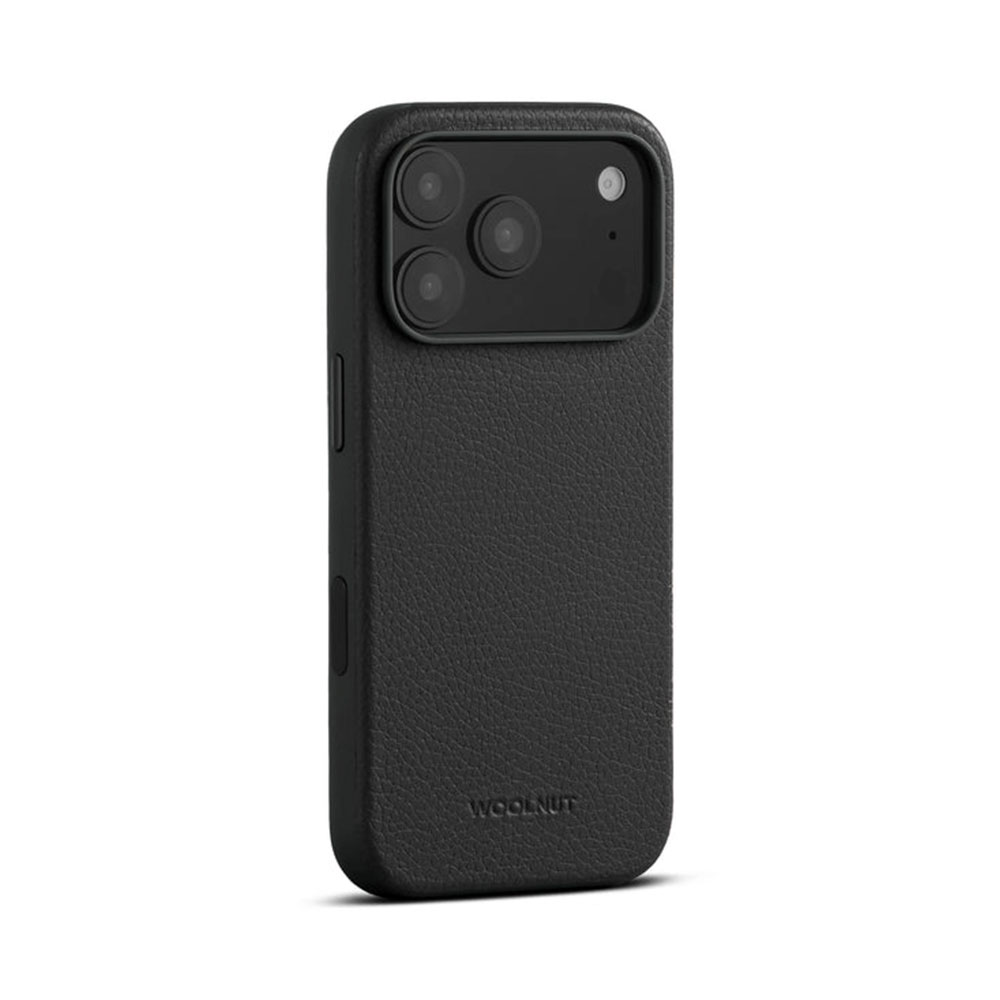 Woolnut Leather Case for iPhone 17 - Black