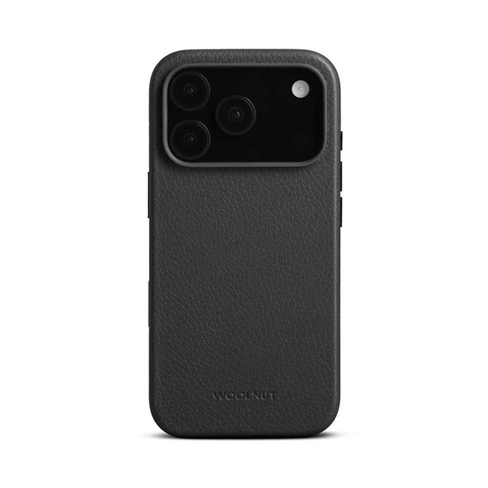 Woolnut Leather Case for iPhone 17 - Black