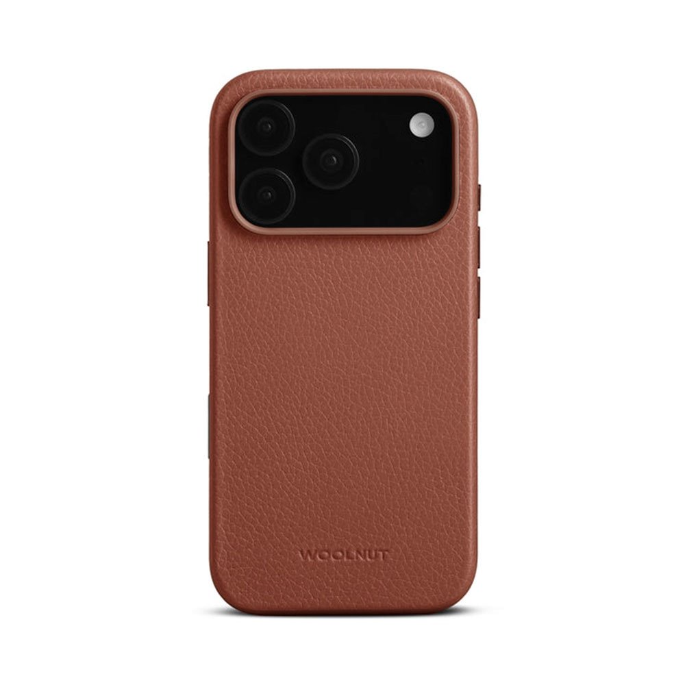 Woolnut Leather Case for iPhone 17 Pro - Cognac