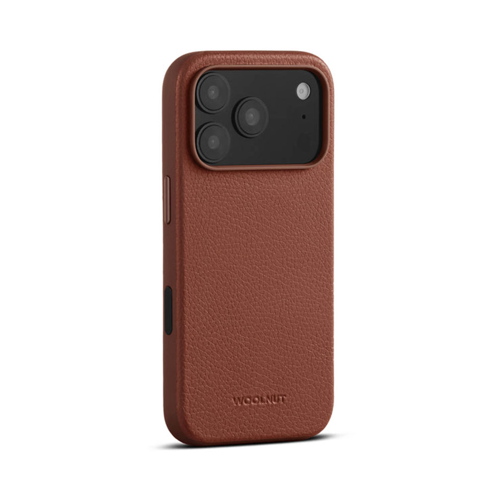 Woolnut Leather Case for iPhone 17 Pro - Cognac