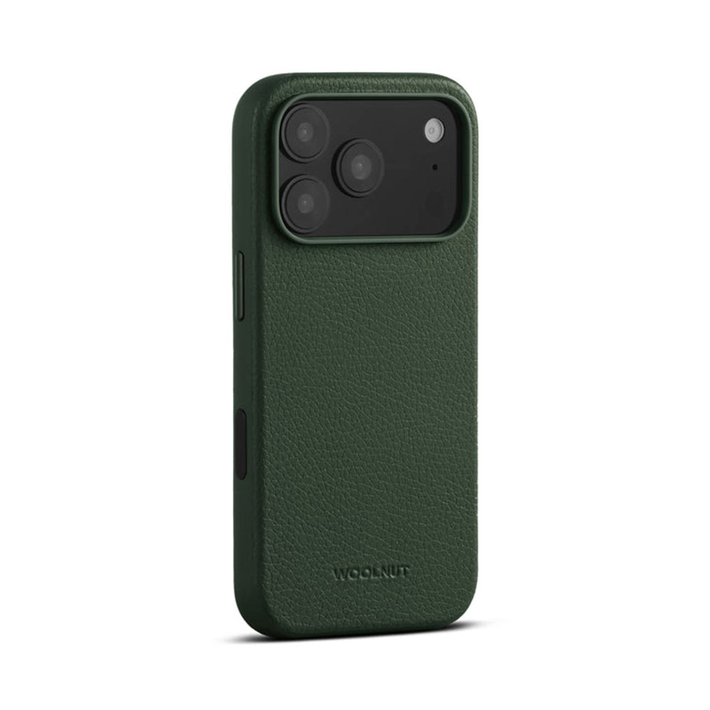 Woolnut Leather Case for iPhone 17 Pro - Green