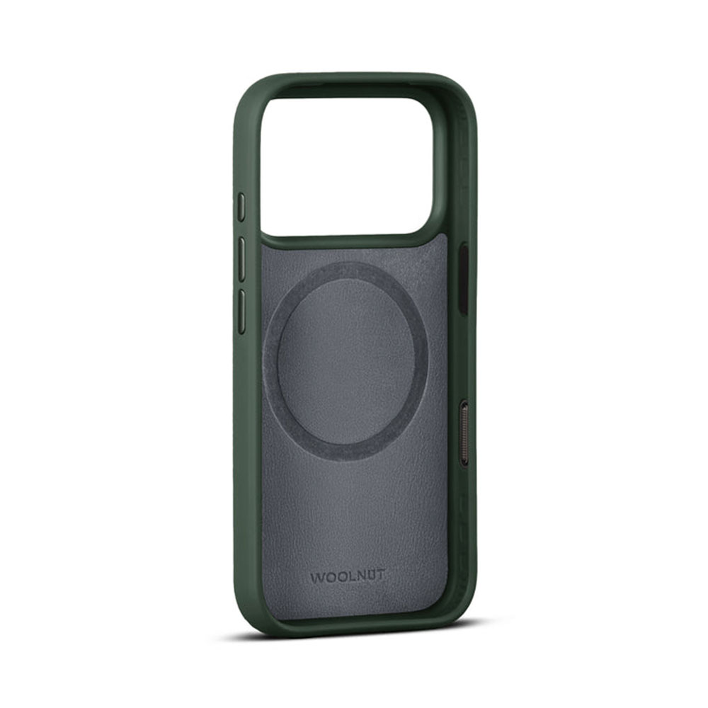 Woolnut Leather Case for iPhone 17 Pro - Green