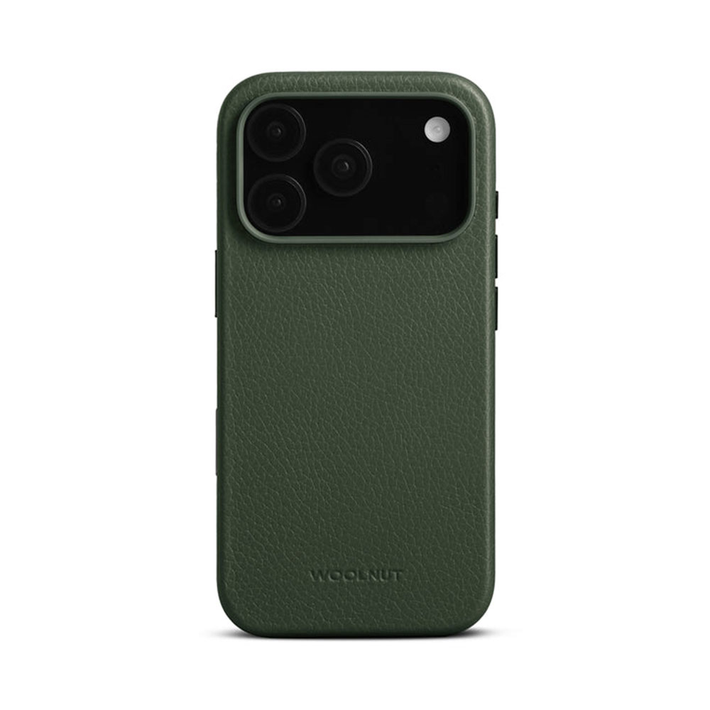 Woolnut Leather Case for iPhone 17 Pro - Green