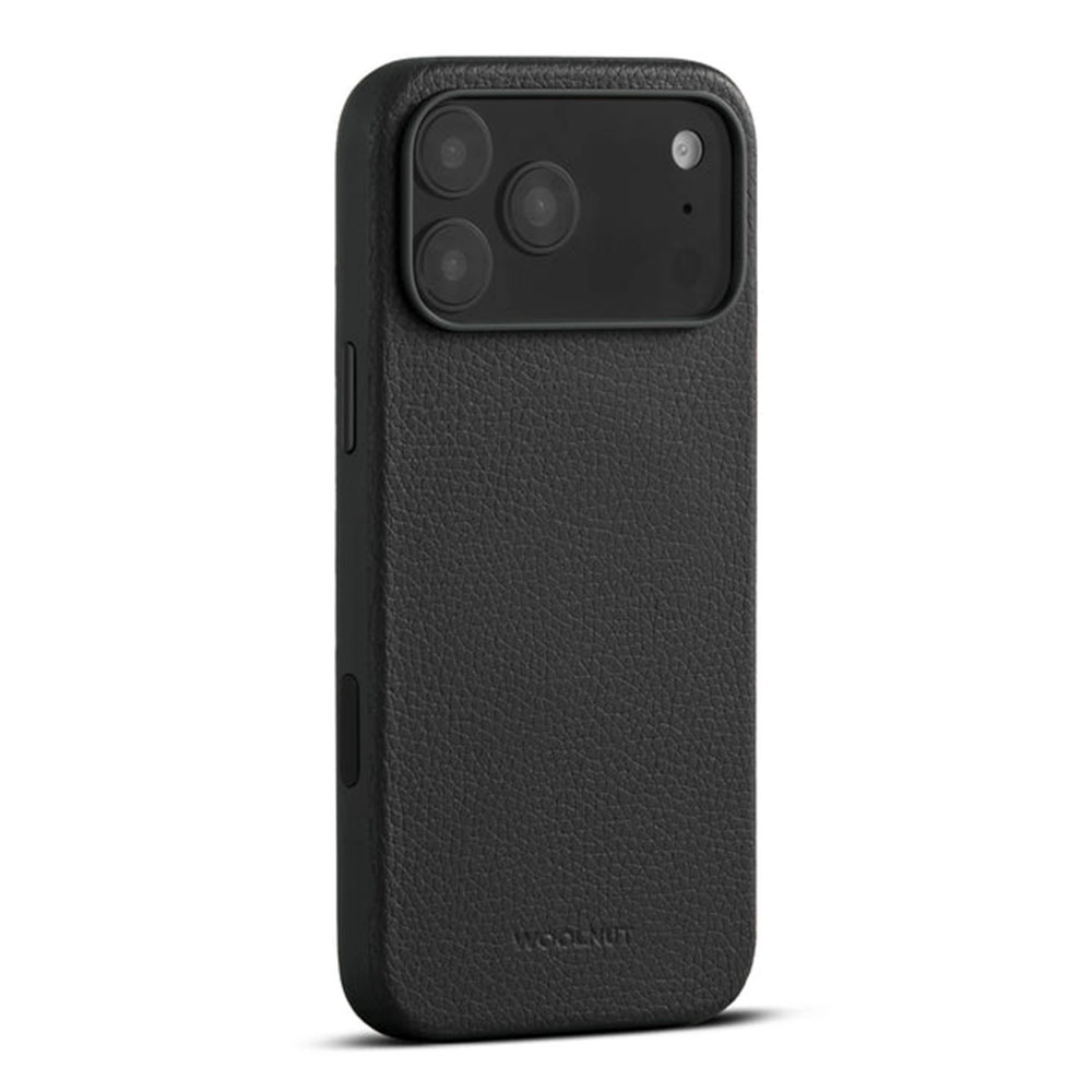 Woolnut Leather Case for iPhone 17 Pro Max - Black
