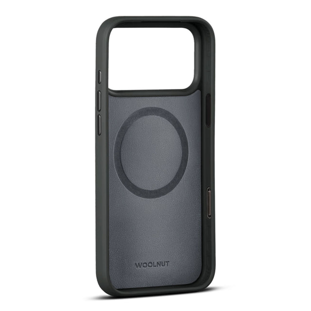 Woolnut Leather Case for iPhone 17 Pro Max - Black