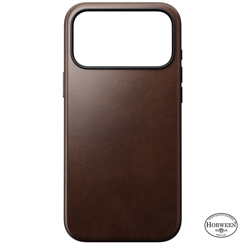 Nomad kryt Modern Leather Case Magsafe Horween pre iPhone 17 Pro Max - Rustic Brown