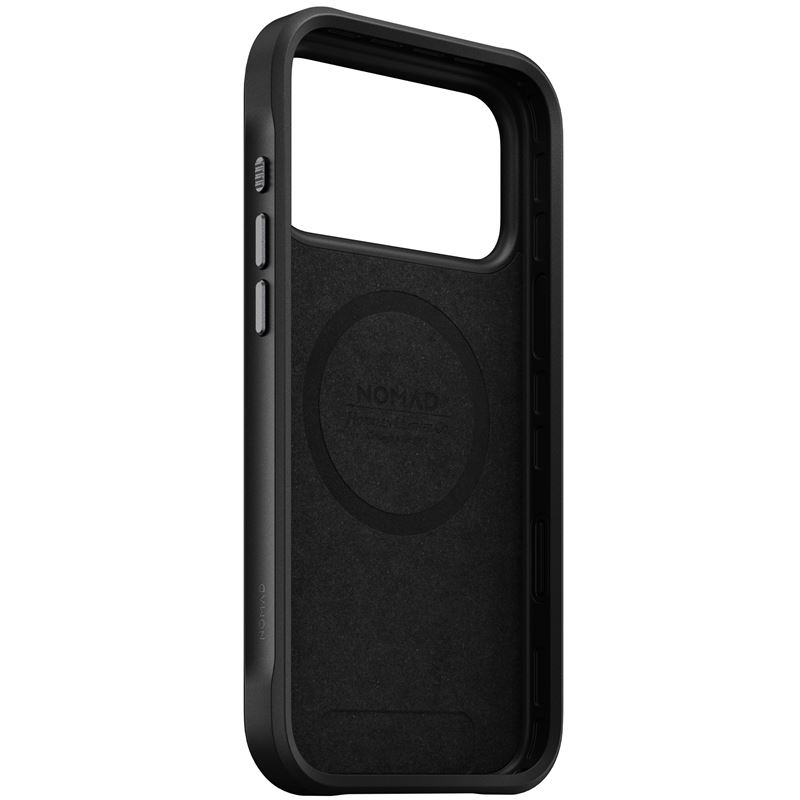 Nomad kryt Rugged Leather Case Magsafe Horween pre iPhone 17 Pro Max - Black