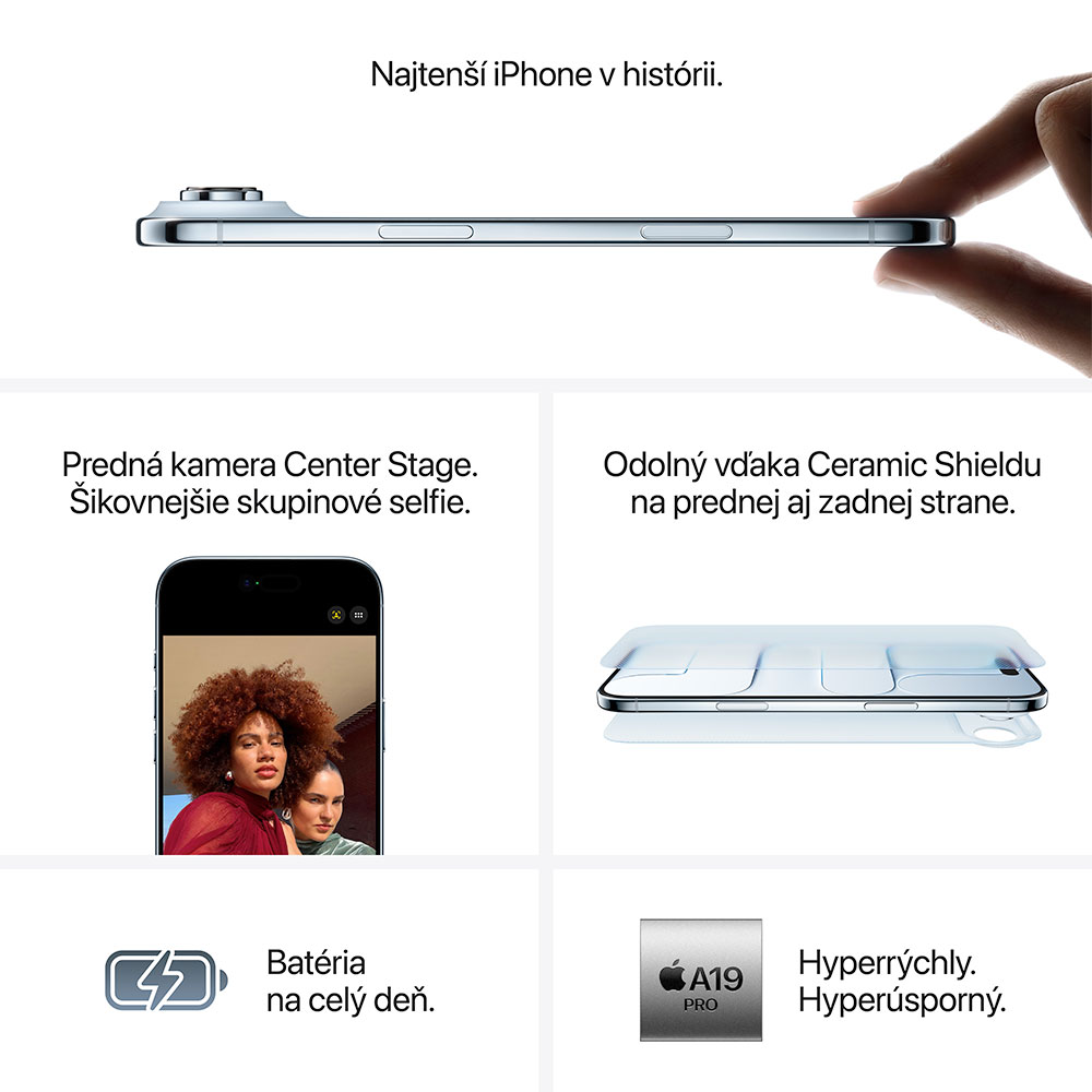 iPhone Air 256GB Svetlozlatá *Aktivovaný*