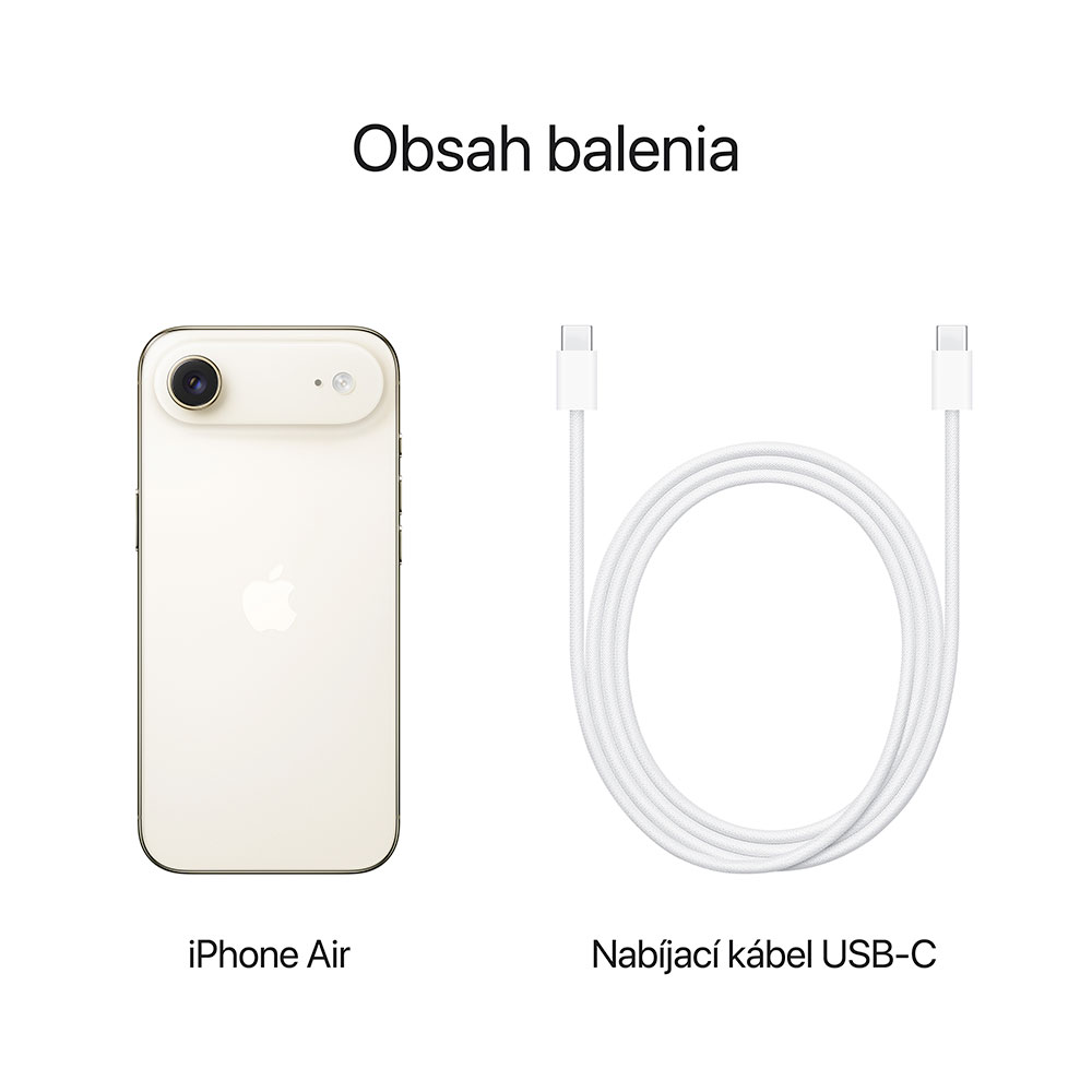 iPhone Air 256GB Svetlozlatá *Aktivovaný*