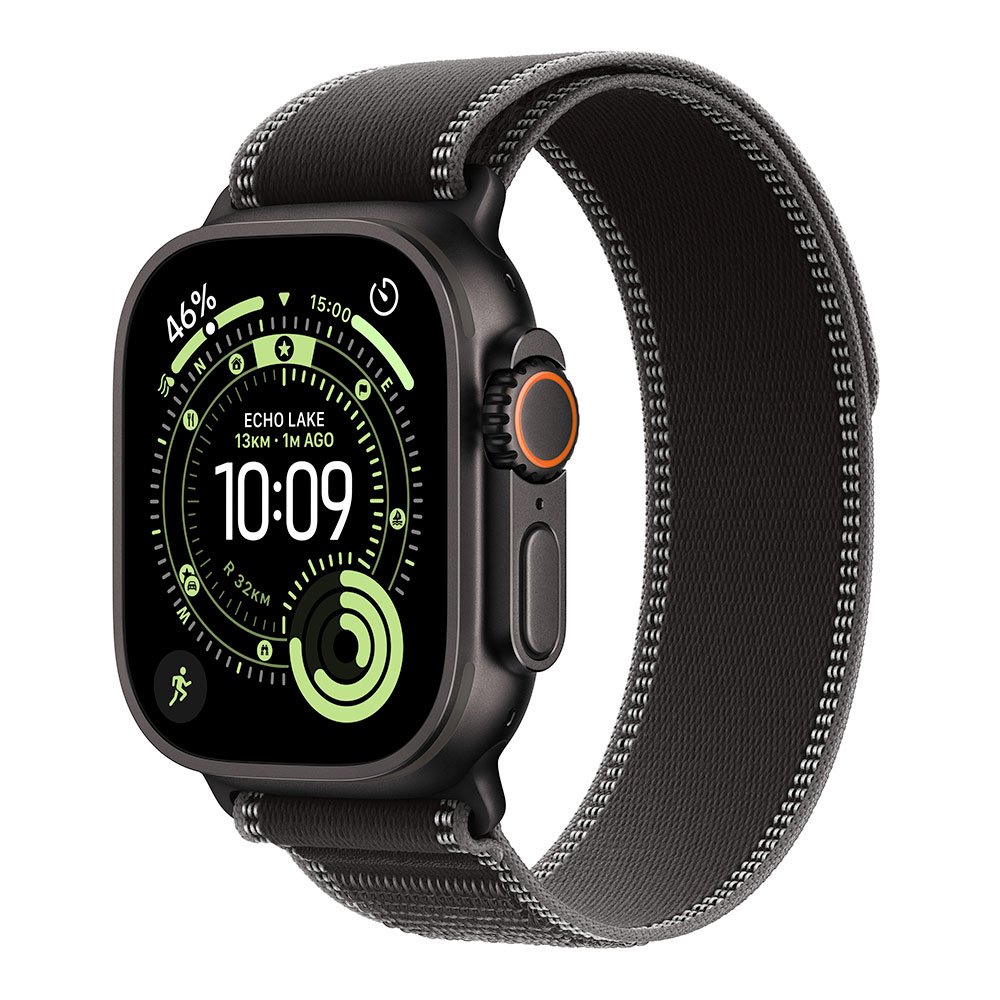 Apple Watch Ultra 3 GPS + Cellular 49mm Black Titanium Case with Black/Charcoal Trail Loop - M/L *Rozbalený*