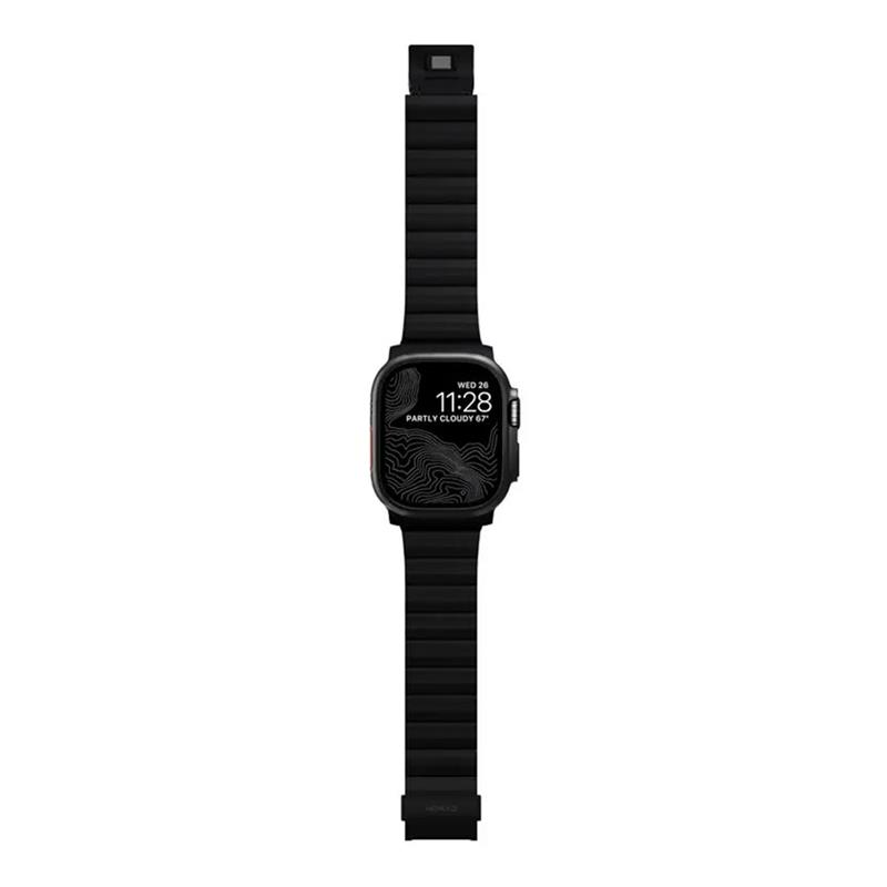 Nomad remienok pre Apple Watch 44-49 mm - Titanium Band/Black Hardware