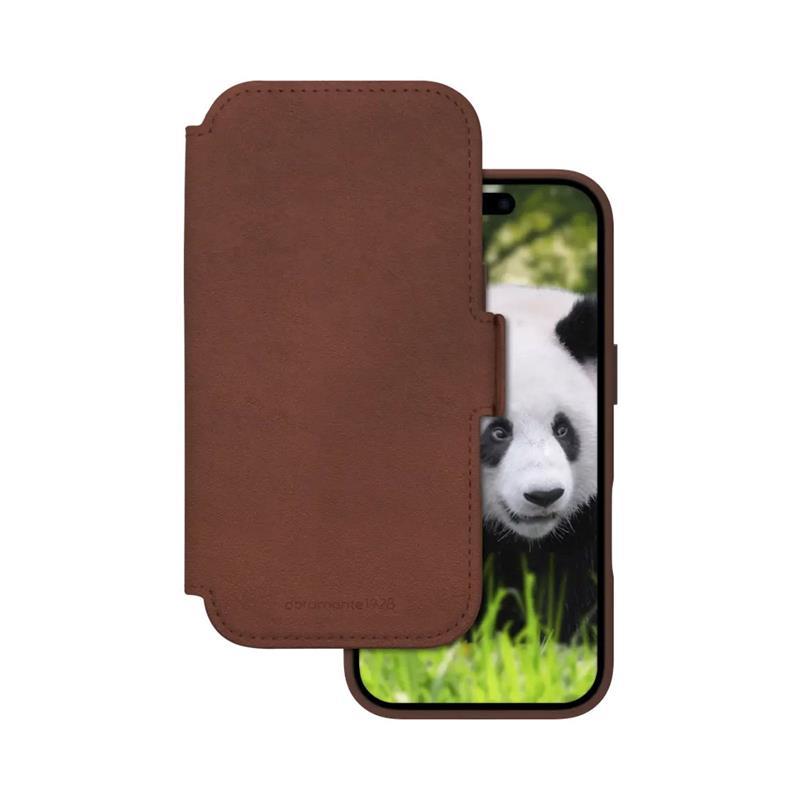 dbramante1928 - Puzdro Lynge s MagSafe pre iPhone 17, dark tan