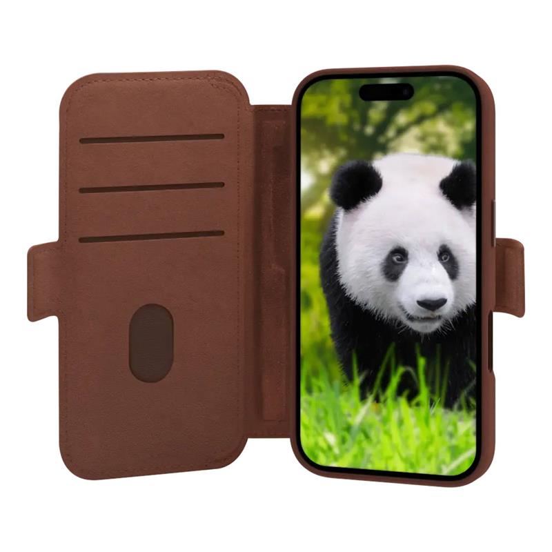 dbramante1928 - Puzdro Lynge s MagSafe pre iPhone 17, dark tan