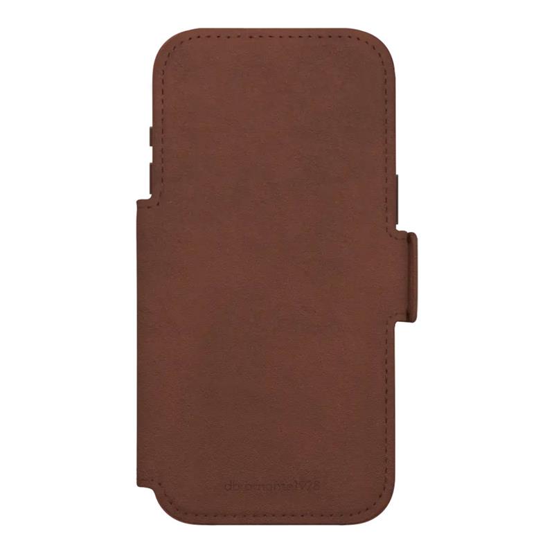 dbramante1928 - Puzdro Lynge s MagSafe pre iPhone 17 Pro Max, dark tan