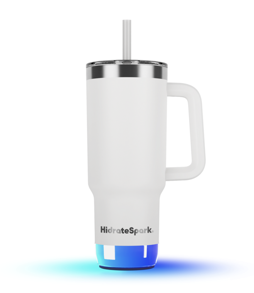 HidrateSpark PRO 2 - chytrý termohrnek, 887 ml, bílý