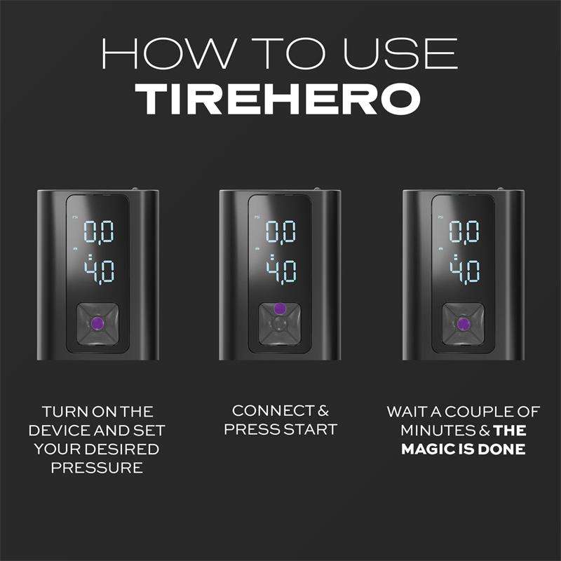 KeySmart Statik TireHero Wireless Air Pump