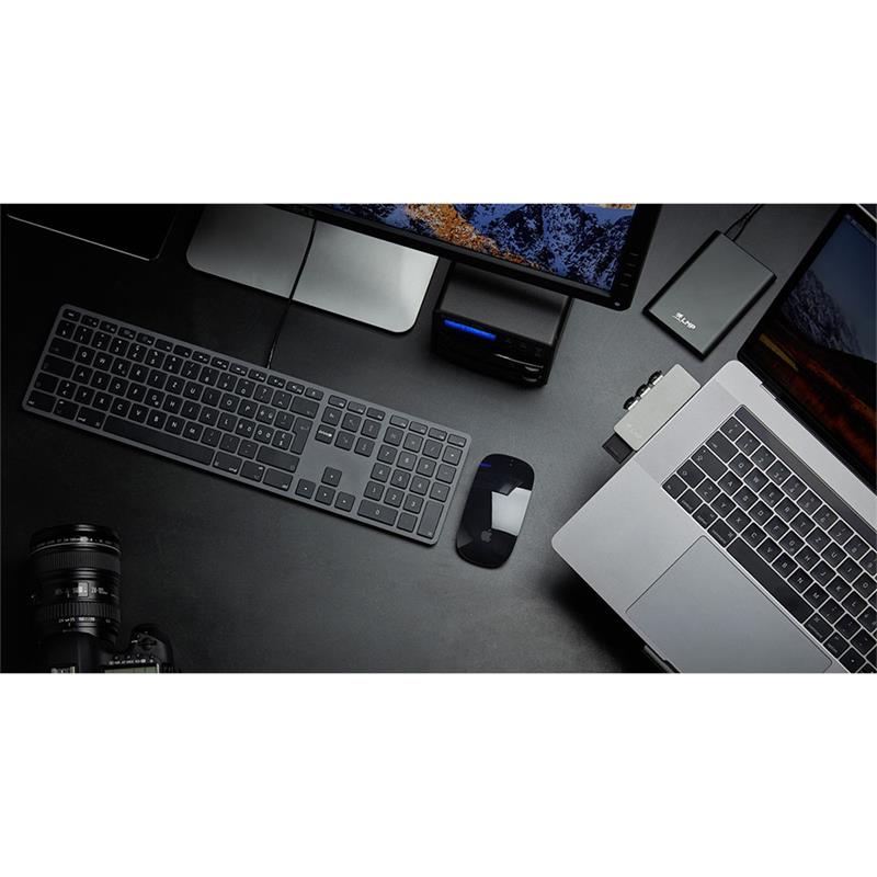 LMP klávesnica Wired USB Keyboard pre Mac 110 keys UK layout - Space Gray