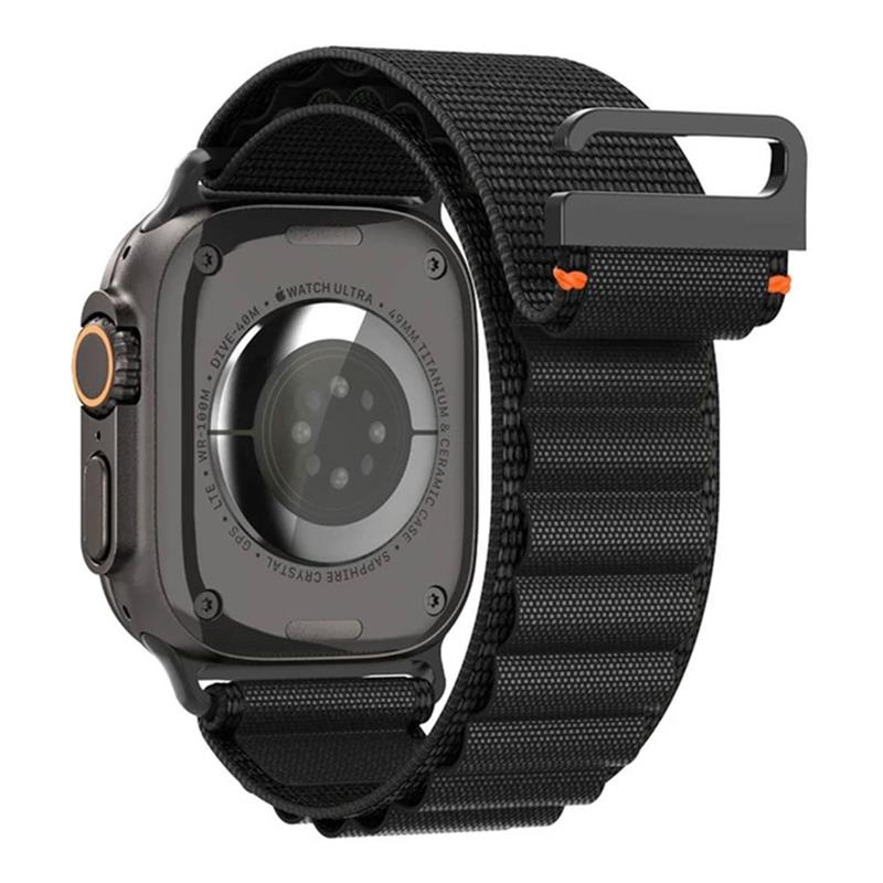 Spigen remienok Fabric Band pre Apple Watch 44-49mm - Black