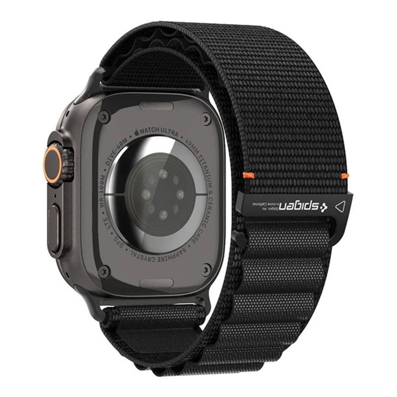 Spigen remienok Fabric Band pre Apple Watch 44-49mm - Black