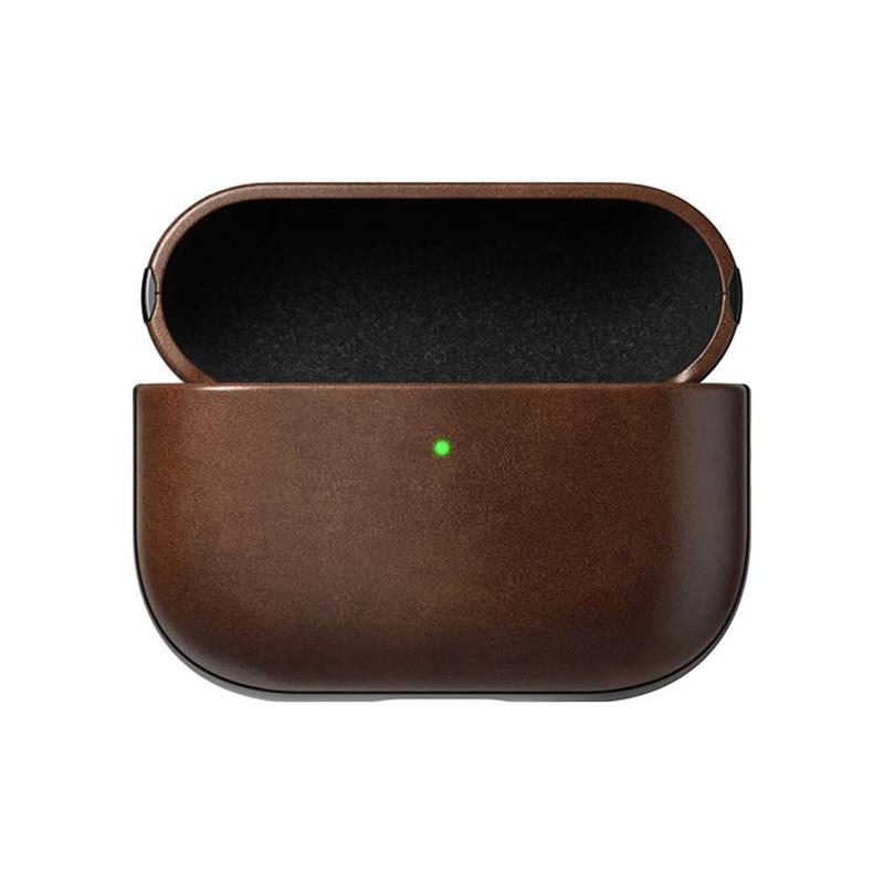 Nomad pouzdro Leather Case pro Apple Airpods Pro 3 - Rustic Brown