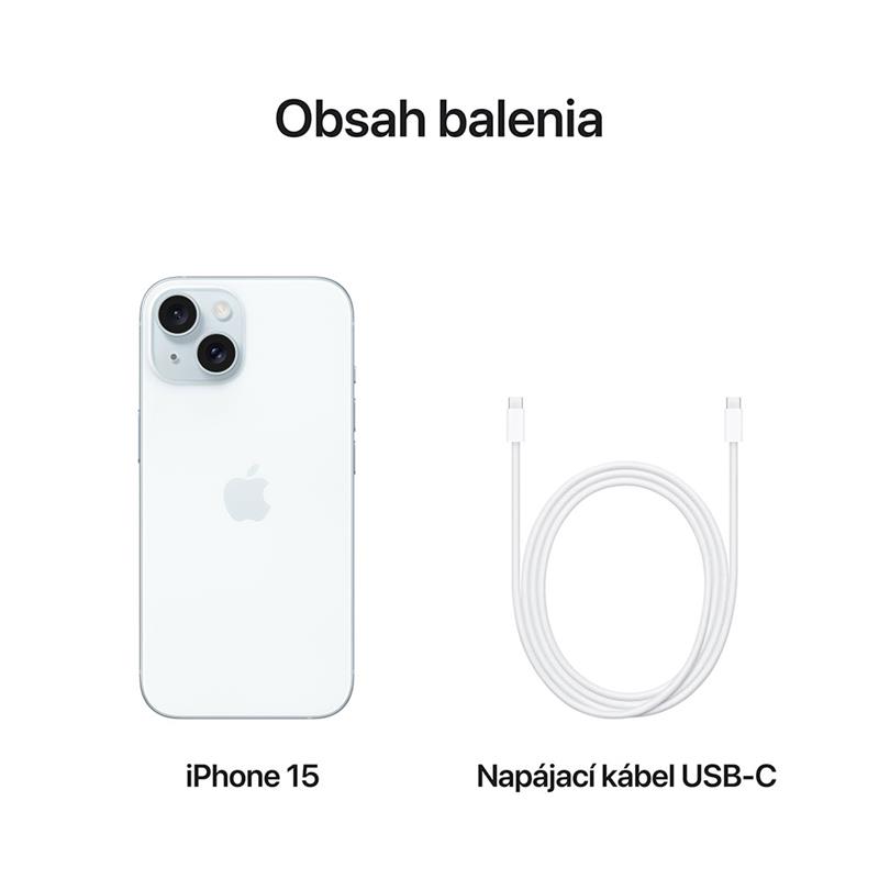 iPhone 15 256 GB Modrý *Třída A*