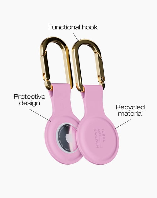 iDeal Silicone AirTag Holder Bubblegum Pink