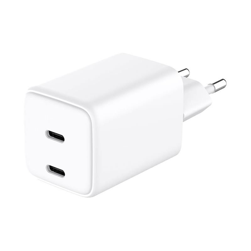 LMP USB-C GaN Dual Power Adapter 45W - White