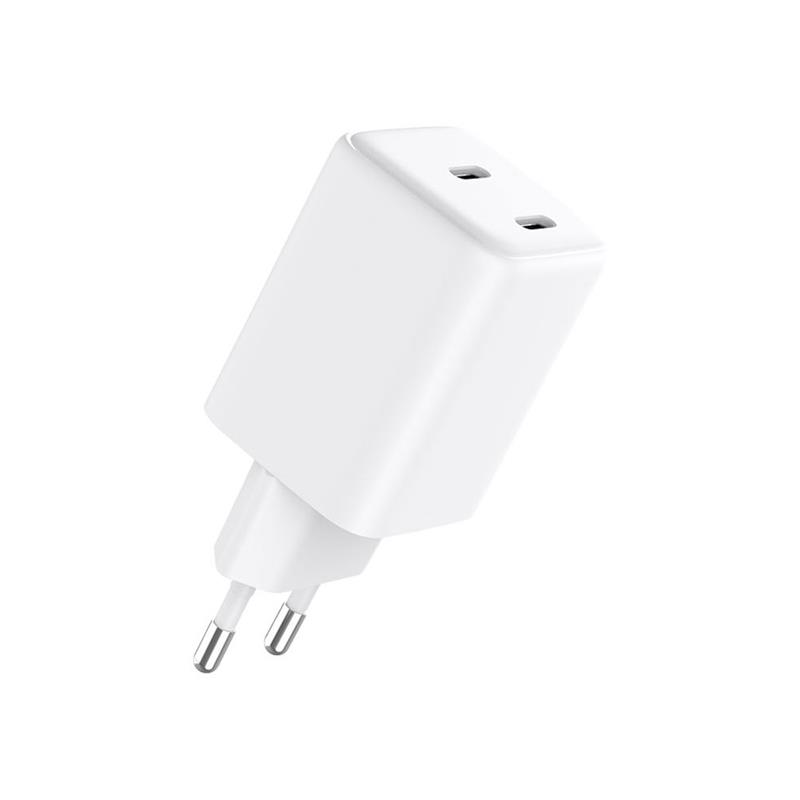 LMP USB-C GaN Dual Power Adapter 45W - White