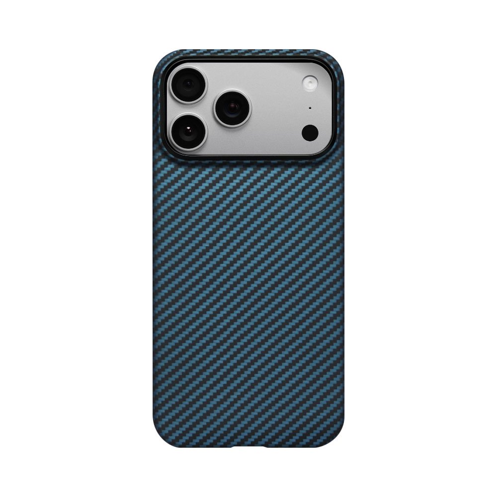 Pitaka kryt Ultra-Slim Case pre iPhone 17 Pro - Black/Blue Twill