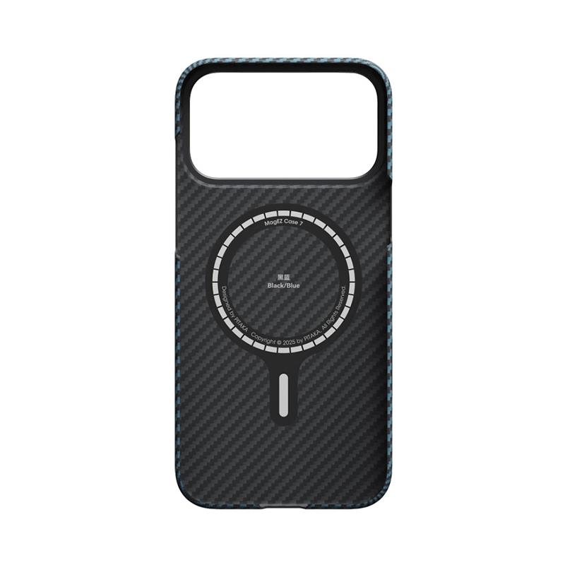 Pitaka kryt Ultra-Slim Case pre iPhone 17 Pro - Black/Blue Twill