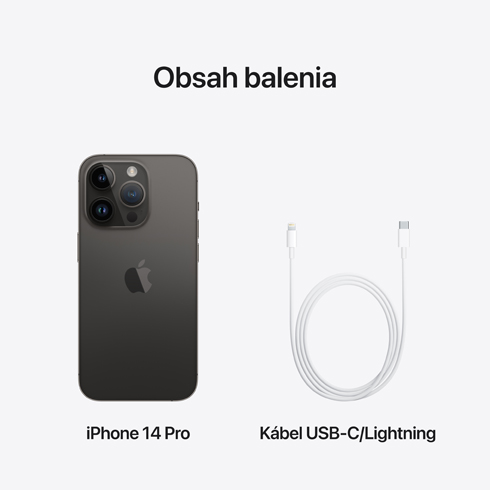 iPhone 14 Pro 256 GB kozmická čierna *Použitý s DPH - Trieda A*