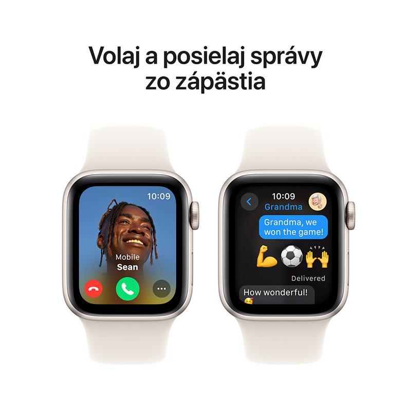 Apple Watch SE 2 GPS 40mm puzdro z hviezdne bieleho hliníka *Použitý s DPH - Trieda B*
